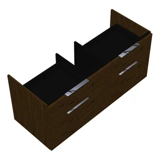 sanibel-Waschtisch-Unterbau 2.0 FLEX WVLD120 1200mm 2 Schubl/2 Auszüge Eiche Urban