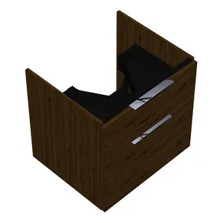sanibel-Waschtisch-Unterbau 2.0 FLEX WVLE055 550mm breit Schubl/Auszug Eiche Urban