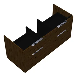 sanibel-Waschtisch-Unterbau 2.0 FLEX WVLE115 1150mm 2 Schubl/2 Auszüge Eiche Urban