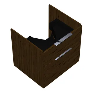 sanibel-Waschtisch-Unterbau 2.0 FLEX WVLI055 550mm breit Schubl/Auszug Eiche Urban