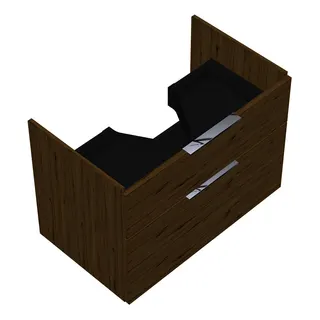 sanibel-Waschtisch-Unterbau 2.0 FLEX WVLN075 750mm breit Schubl/Auszug Eiche Urban