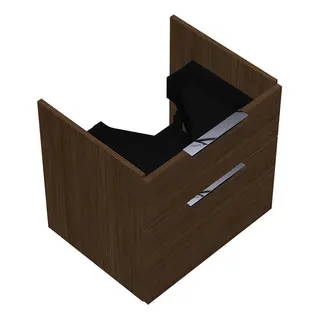 sanibel-Waschtisch-Unterbau 2.0 FLEX WVLZ055 550mm breit Schubl/Auszug Eiche Cashmere