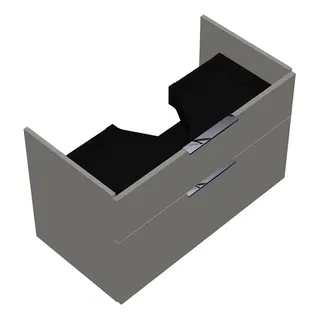 sanibel-Waschtisch-Unterbau 2.0 FLEX WVLZ085 850mm Schubl/Auszug Weiß Glänzend EXP
