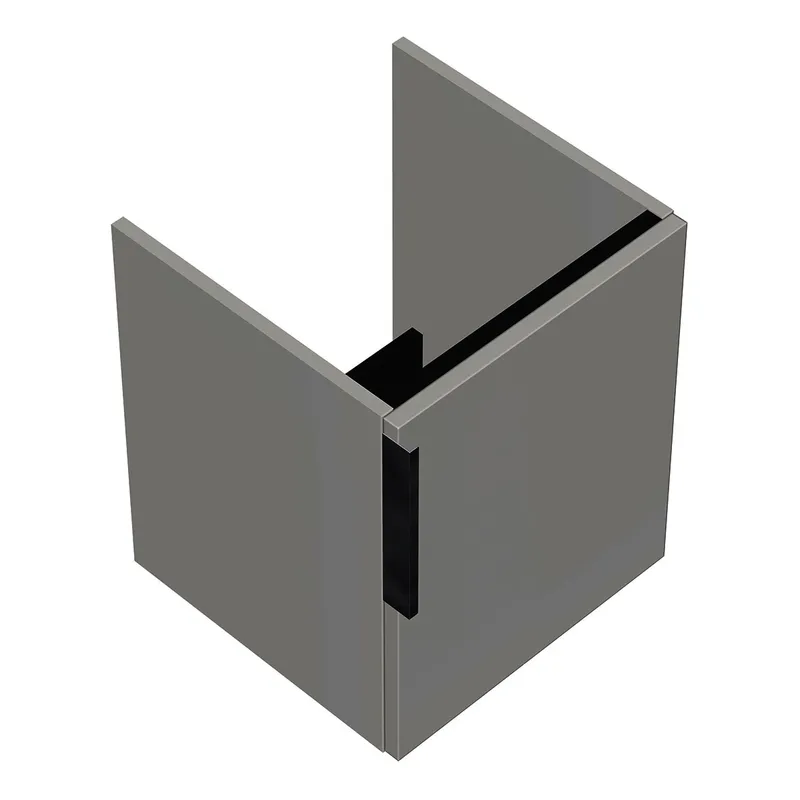 sanibel-Waschtisch-Unterbau 2.0 FLEX WVNG040R 400mm breit Tür rechts Weiß Glänzend