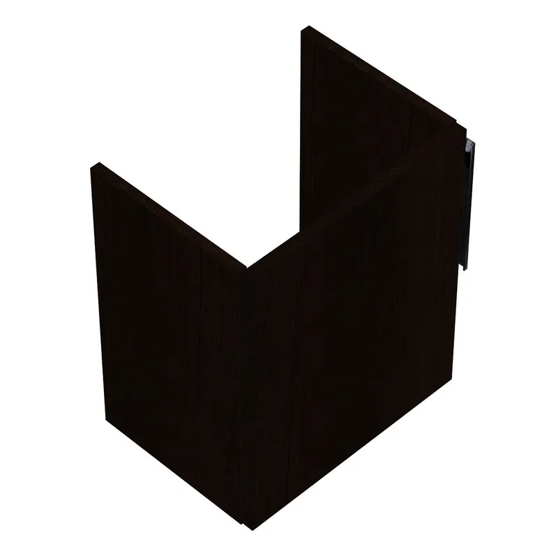 sanibel-Waschtisch-Unterbau 2.0 FLEX WVPV040L 400mm breit Tür links Eiche Rost