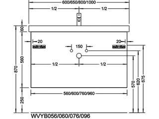 sanibel-Waschtisch-Unterbau 2.0 FLEX WVYB076 760mm Schubl/Auszug Eiche Rost – Bild 2