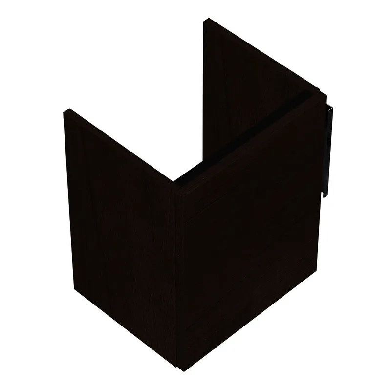 sanibel-Waschtisch-Unterbau 2.0 FLEX WWJF038L 380mm breit Tür links Eiche Rost