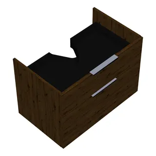 sanibel-Waschtisch-Unterbau 2.0 FLEX WWJK075 750mm breit Schubl/Auszug Eiche Urban