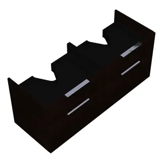 sanibel-Waschtisch-Unterbau 2.0 FLEX WWJK122 1220mm breit Schubl/Auszug Eiche Rost