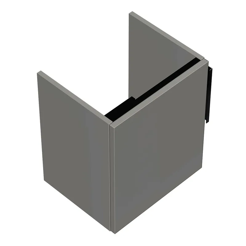 sanibel-Waschtisch-Unterbau 2.0 FLEX WWLZ041L 410mm breit Tür links Weiß Glänzend