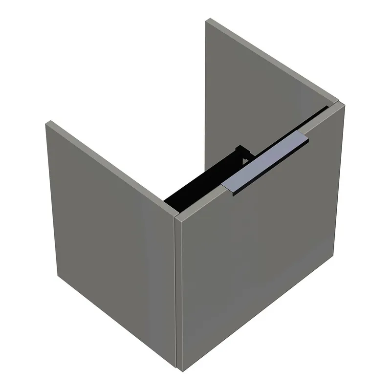 sanibel-Waschtisch-Unterbau 2.0 FLEX WWMI050 500mm breit 1 Auszug Weiß Glänzend