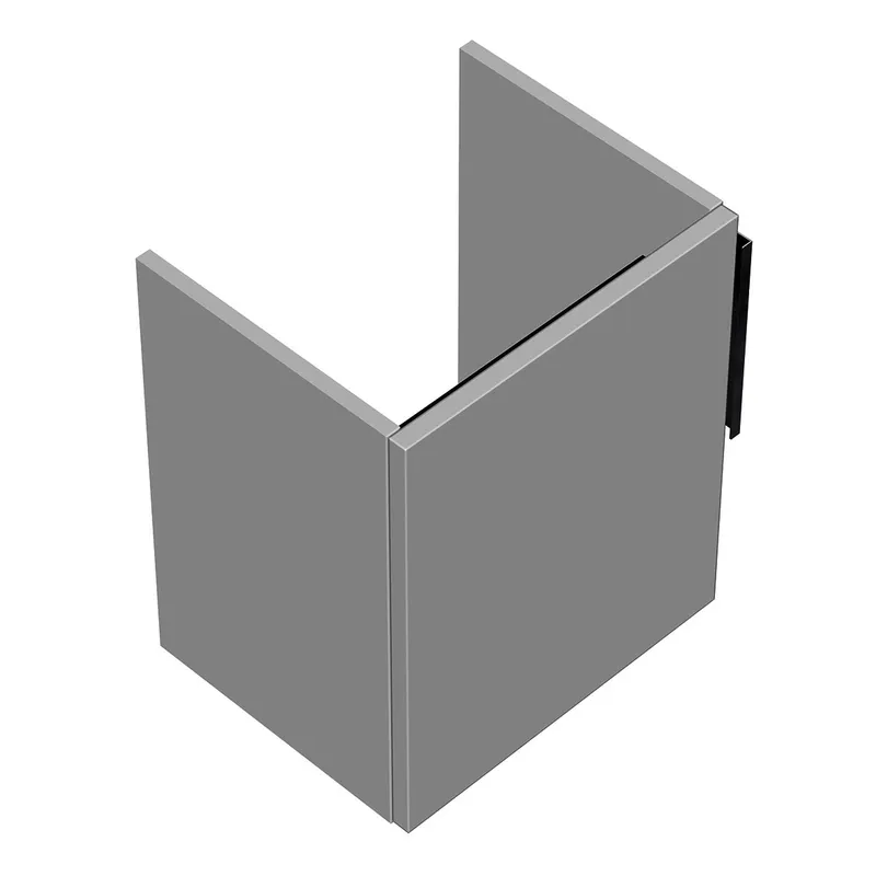 sanibel-Waschtisch-Unterbau 2.0 FLEX WWMP040L 400mm breit Tür links Weiß Matt