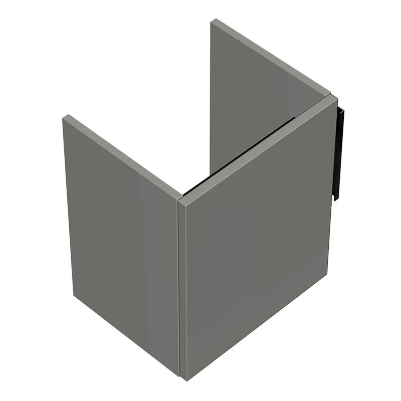 sanibel-Waschtisch-Unterbau 2.0 FLEX WWMP040L 400mm breit Tür links Weiß Glänzend