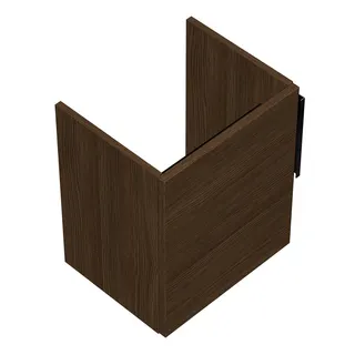 sanibel-Waschtisch-Unterbau 2.0 FLEX WWMP040L 400mm breit Tür links Eiche Cashmere