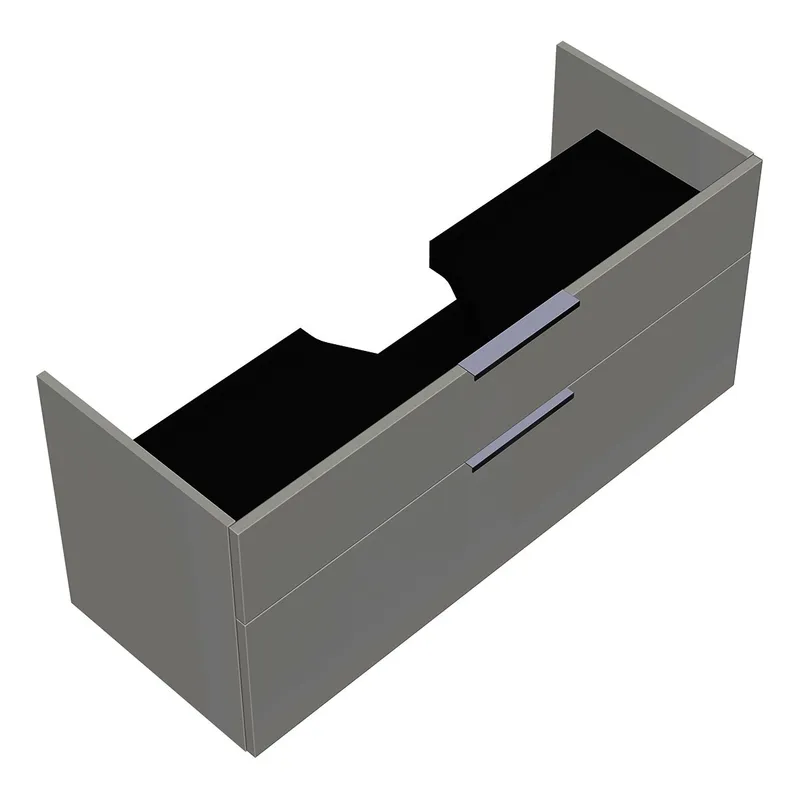 sanibel-Waschtisch-Unterbau 2.0 FLEX WXBC115 1150mm breit Schubl/Auszug Weiß Glänzend