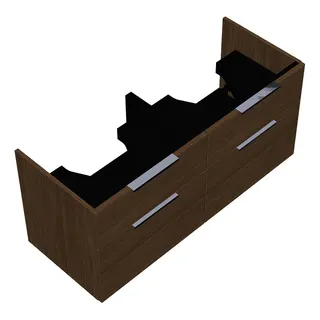 sanibel-Waschtisch-Unterbau 2.0 FLEX WXBD115 1150mm 2 Schubl/2 Auszüge Eiche Cashmere