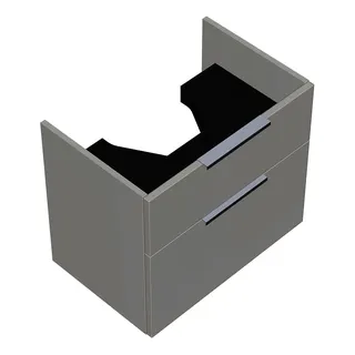 sanibel-Waschtisch-Unterbau 2.0 FLEX WXBE060 600mm breit Schubl/Auszug Weiß Glänzend