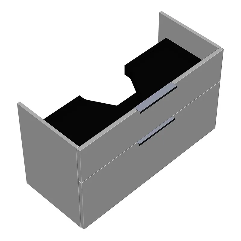 sanibel-Waschtisch-Unterbau 2.0 FLEX WXBE090 900mm breit Schubl/Auszug Weiß Matt
