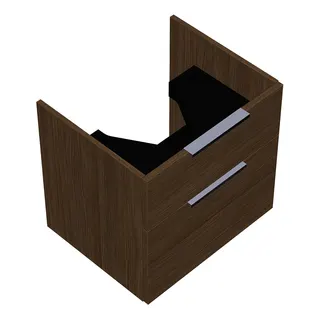 sanibel-Waschtisch-Unterbau 2.0 FLEX WXBF055 550mm breit Schubl/Auszug Eiche Cashmere