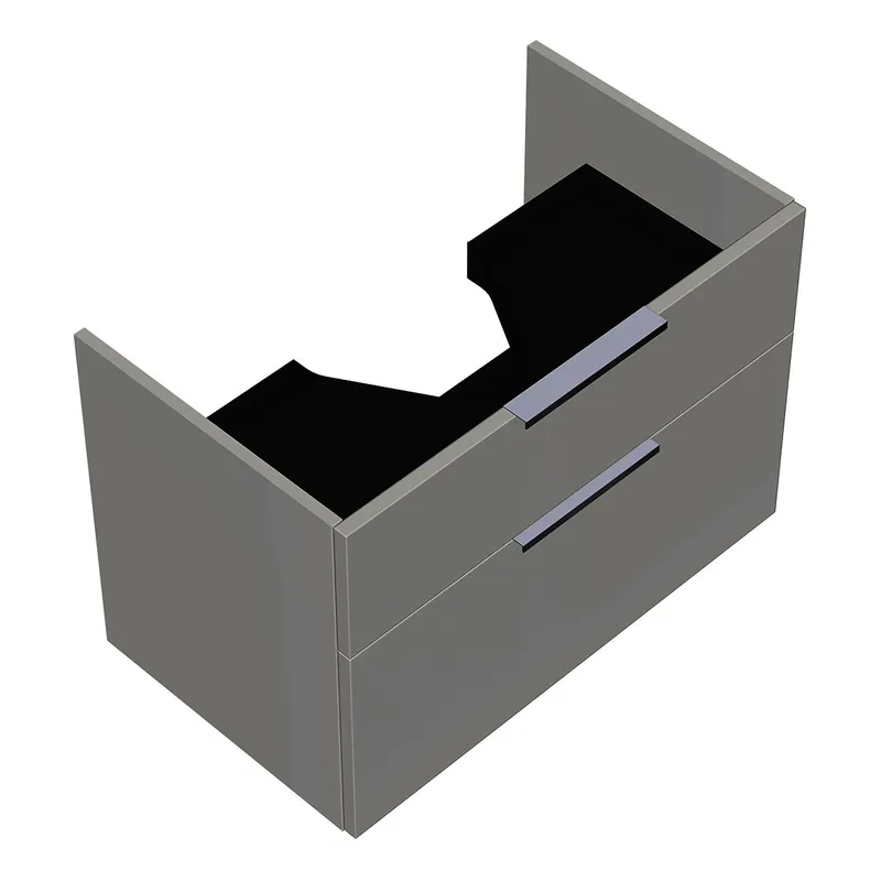 sanibel-Waschtisch-Unterbau 2.0 FLEX WXBF075 750mm breit Schubl/Auszug Weiß Glänzend