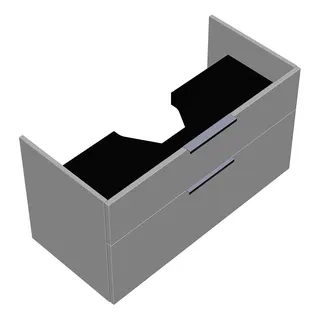 sanibel-Waschtisch-Unterbau 2.0 FLEX WXBF095 950mm breit Schubl/Auszug Weiß Matt