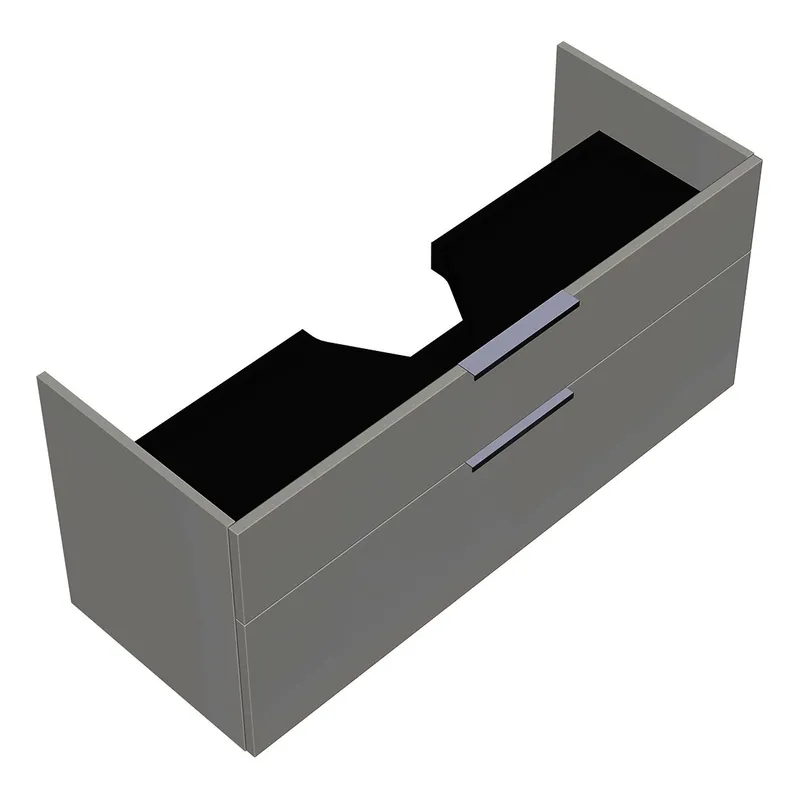 sanibel-Waschtisch-Unterbau 2.0 FLEX WXBF115 1150mm breit Schubl/Auszug Weiß Glänzend