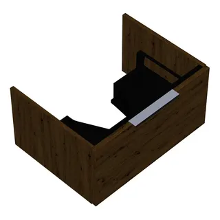 sanibel-Waschtisch-Unterschrank 2.0 FLEX WXBG060 zu Konsole 600x300x440mm Eiche Urban