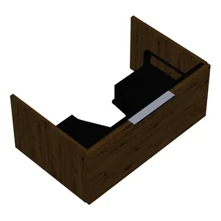 sanibel-Waschtisch-Unterschrank 2.0 FLEX WXBG070 zu Konsole 700x300x440mm Eiche Urban