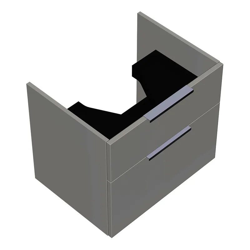 sanibel-Waschtisch-Unterschrank 2.0 FLEX WXBH060 zu Konsole 600x520x440mm Weiß Glänzend