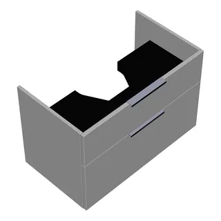 sanibel-Waschtisch-Unterschrank 2.0 FLEX WXBH080 zu Konsole 800x520x440mm Weiß Matt