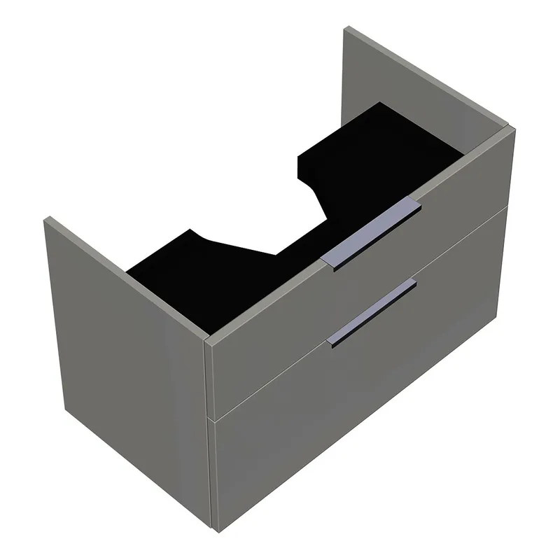sanibel-Waschtisch-Unterschrank 2.0 FLEX WXBH080 zu Konsole 800x520x440mm Weiß Glänzend