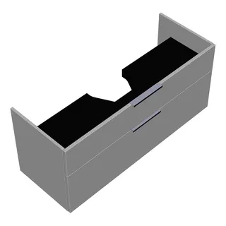 sanibel-Waschtisch-Unterschrank 2.0 FLEX WXBH120 zu Konsole 1200x520x440mm Weiß Matt