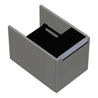 sanibel-Unterschrank 2.0 FLEX WXBI030 zu Konsole 300x300x440mm Weiß Glänzend