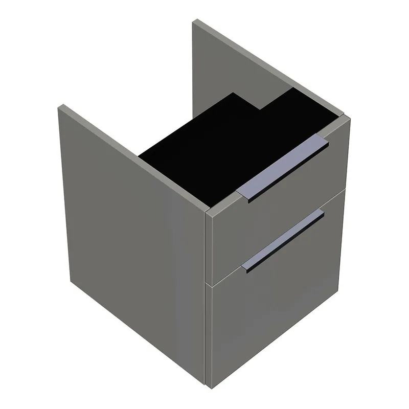 sanibel-Unterschrank 2.0 FLEX WXBK040 zu Konsole 400x520x440mm Weiß Glänzend