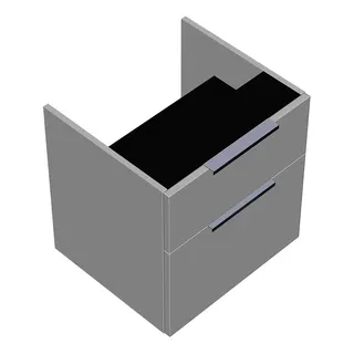 sanibel-Unterschrank 2.0 FLEX WXBK050 zu Konsole 500x520x440mm Weiß Matt