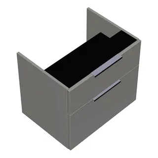 sanibel-Unterschrank 2.0 FLEX WXBK060 zu Konsole 600x520x440mm Weiß Glänzend