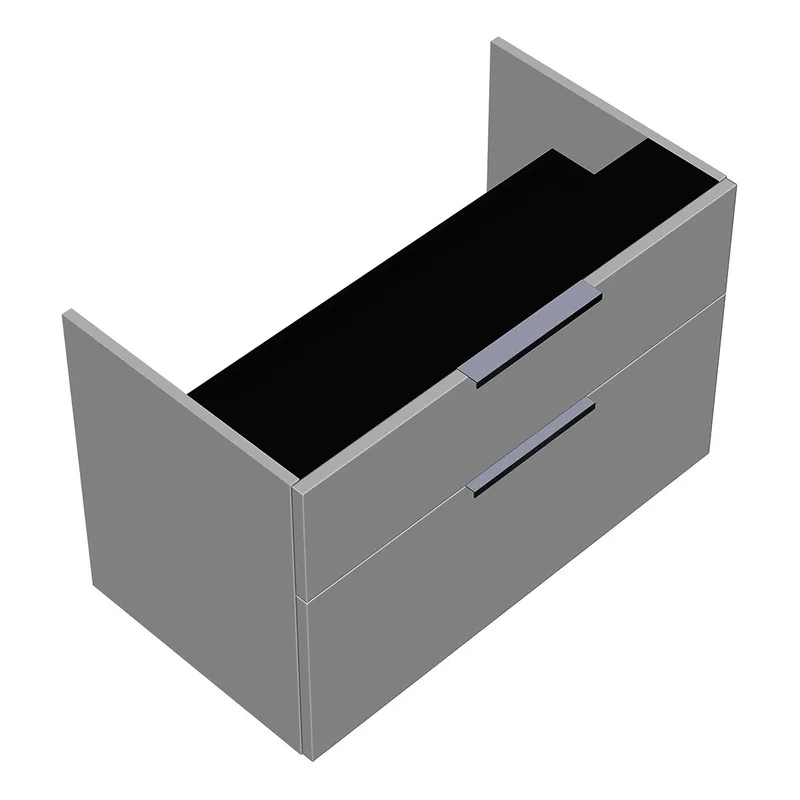 sanibel-Unterschrank 2.0 FLEX WXBK080 zu Konsole 800x520x440mm Weiß Matt