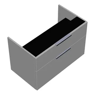 sanibel-Unterschrank 2.0 FLEX WXBK080 zu Konsole 800x520x440mm Weiß Matt