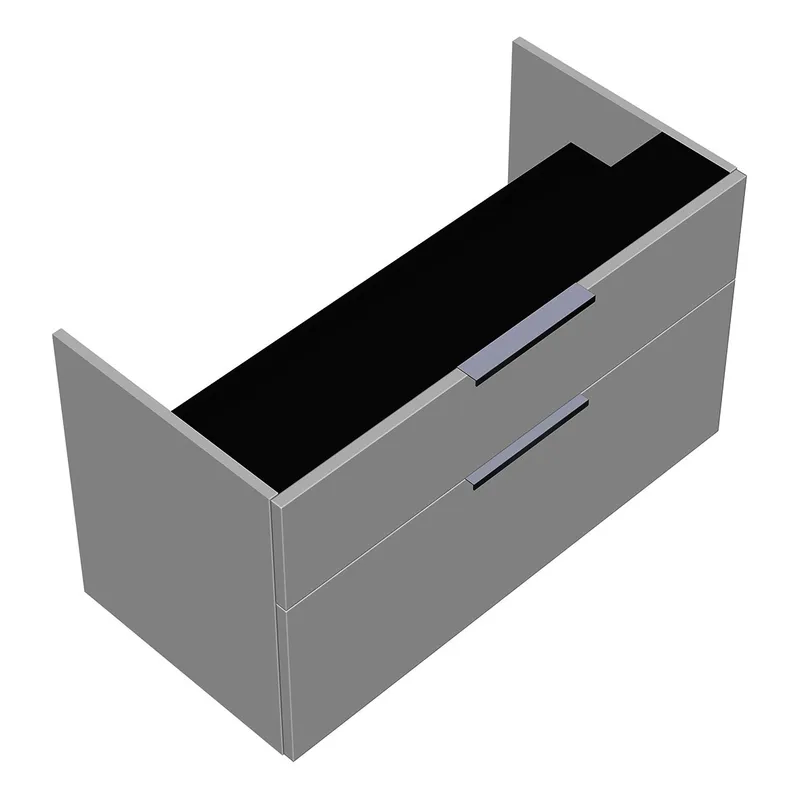 sanibel-Unterschrank 2.0 FLEX WXBK090 zu Konsole 900x520x440mm Weiß Matt