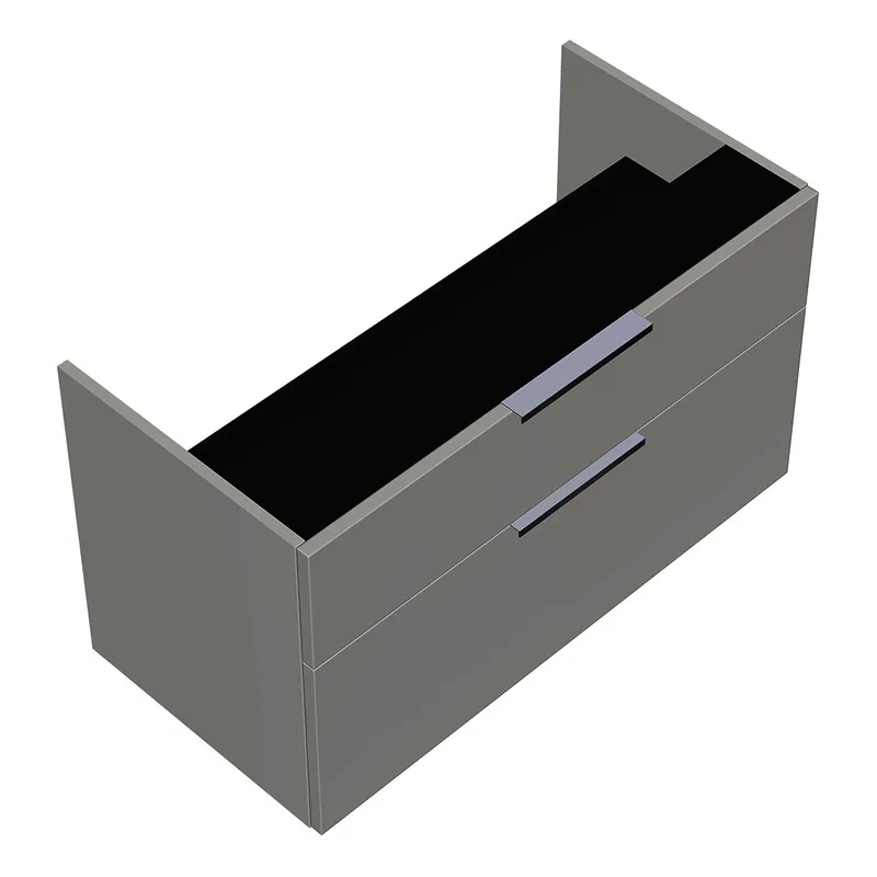 sanibel-Unterschrank 2.0 FLEX WXBK090 zu Konsole 900x520x440mm Weiß Glänzend
