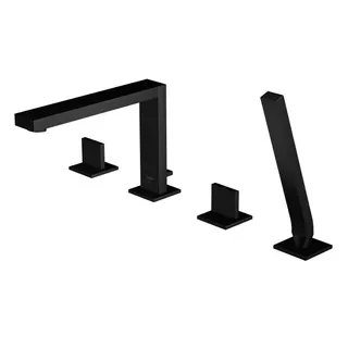 Steinberg 4-Loch Wannenrand-Armatur 160 2402 S, matt black