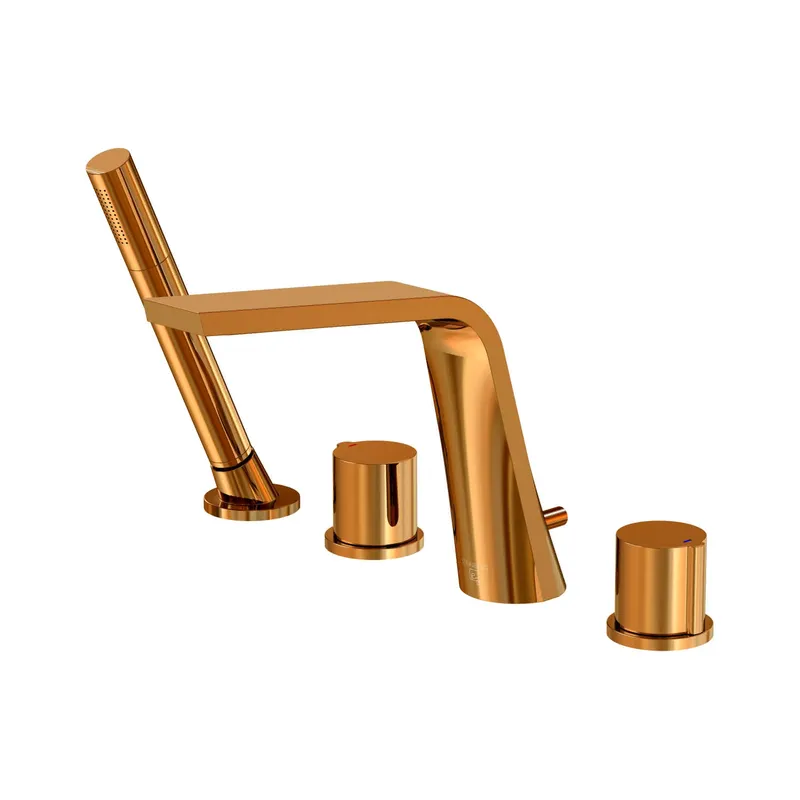 Steinberg 4-Loch Wannenrand-Armatur 260 2400 RG, rose gold