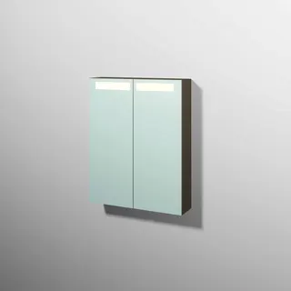 sanibel 5001 Spiegelschrank SD51067 600x746x149mm Sandgrau-Matt