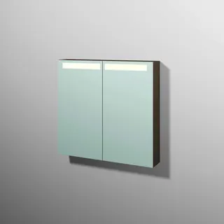 sanibel 5001 Spiegelschrank SD51267 800x746x149mm Sandgrau-Matt