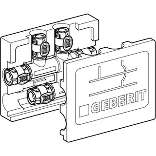 Geberit FlowFit Kreuzungs-T-Stück mit Dämmbox SiBr d20-d20-d20 – Bild 3