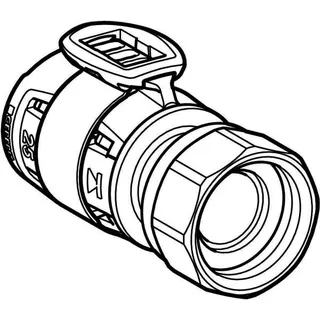 Geberit FlowFit Anschluss gerade, mit ÜM FwF SiBr d16-G1/2 – Bild 3