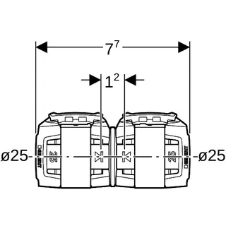 Geberit FlowFit Kupplung PPSU, d25 – Bild 4