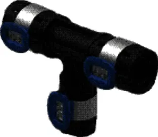 GE FlowFit T-Stück reduziert PPSU d25-20-25
