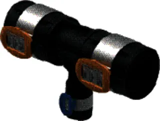 GE FlowFit T-Stück reduziert PPSU d50-25-50