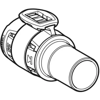 Geberit FlowFit Übergang auf Mapress m. Einschubende Rg+ d50-d42 – Bild 3